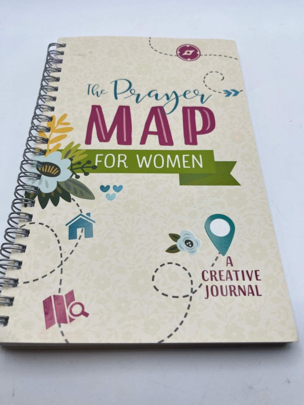Barbour Women’s Cream Journal with Pink & Green Accents